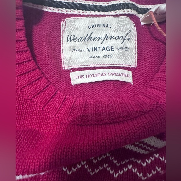 Holiday Red  Snowflake Sweater - Picture 2 of 7